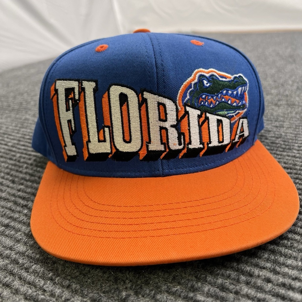 Florida‎ Gators NCAA Football Snapback Hat Top of the World Blue Orange Vintage